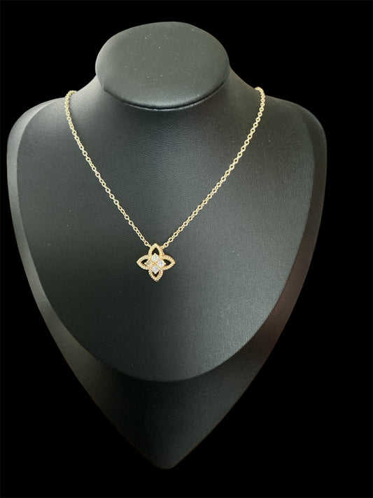 Gold Flower Necklace